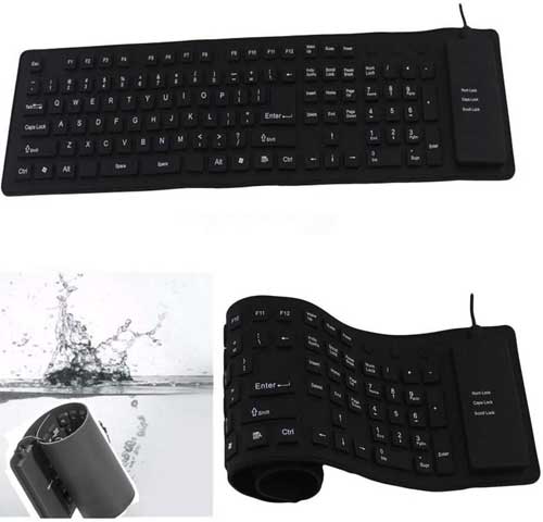 wodoodporna klawiatura silikonowa